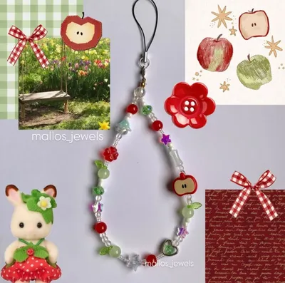 Apple Orchard Phone Charm
